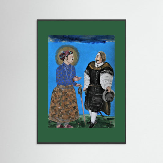 Emperor Jahangir & Sir Thomas Roe.