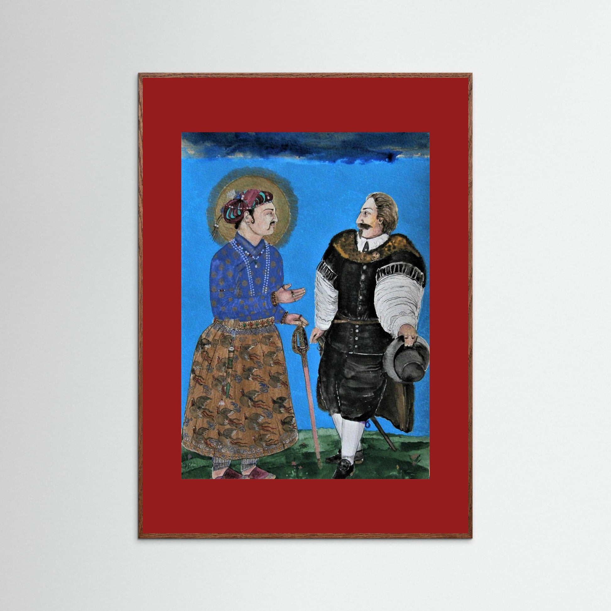 Emperor Jahangir & Sir Thomas Roe.