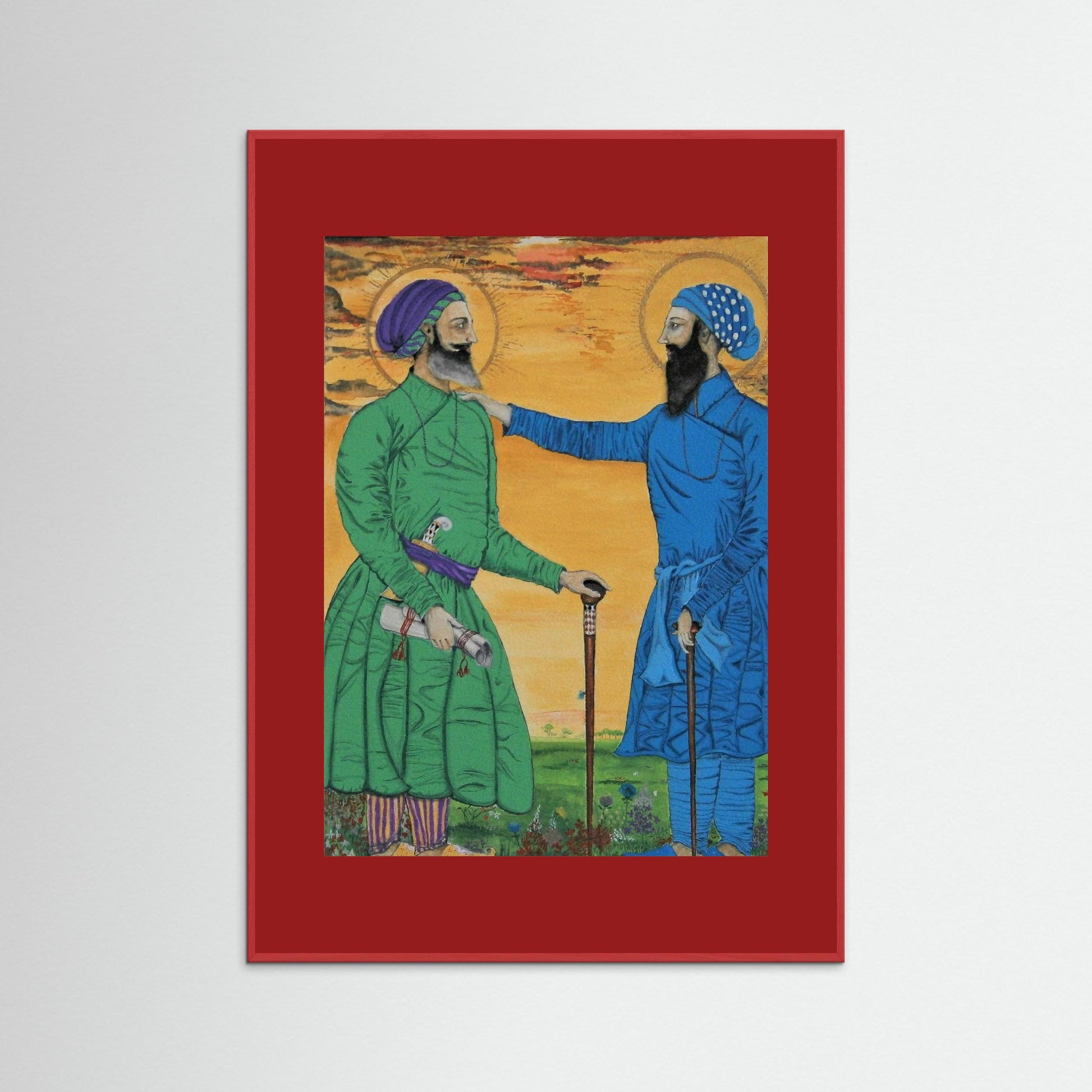 Guru Arjan Dev Greets Sufi Saint Mian Mir.