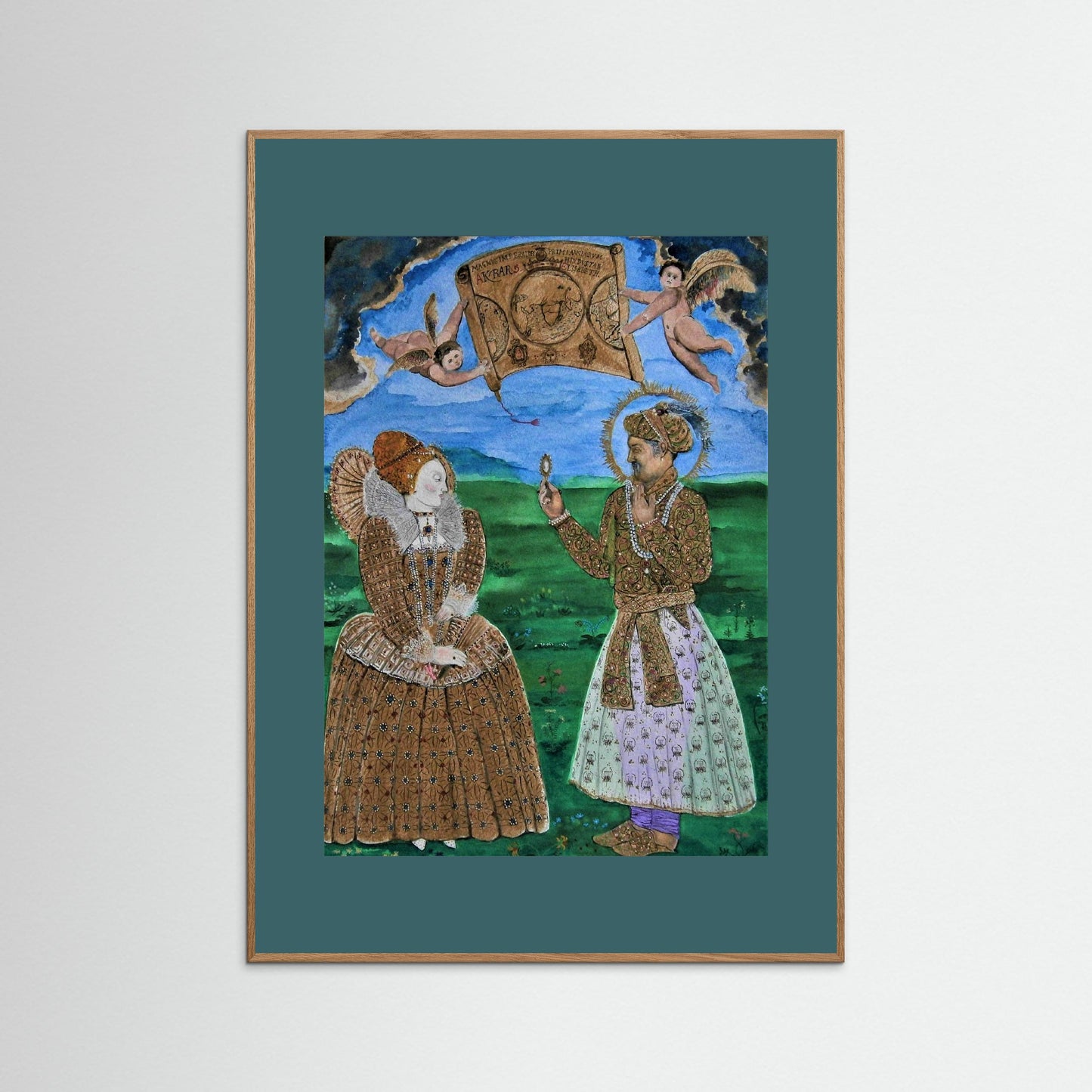 Queen Elizabeth & Emperor Akbar.