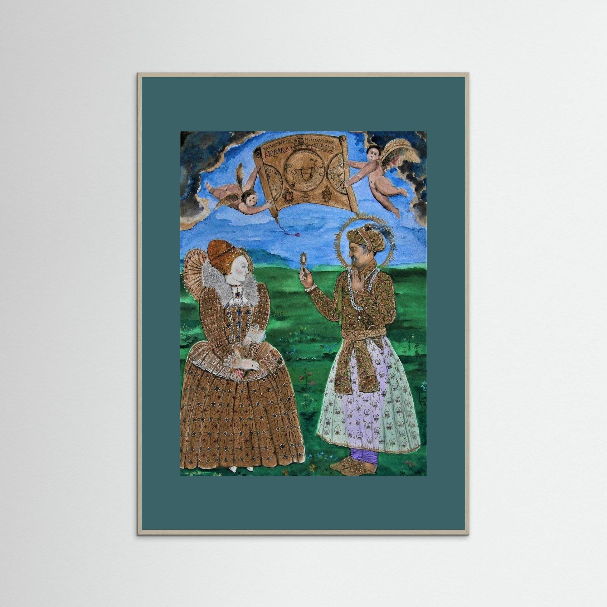 Queen Elizabeth & Emperor Akbar.