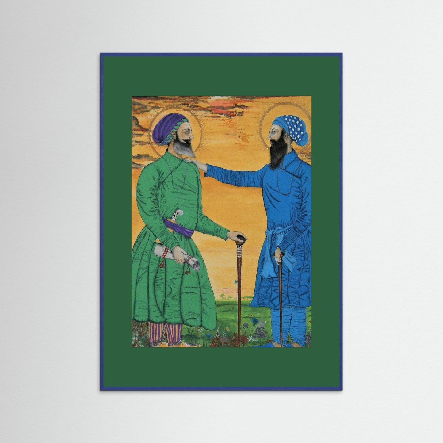 Guru Arjan Dev Greets Sufi Saint Mian Mir.