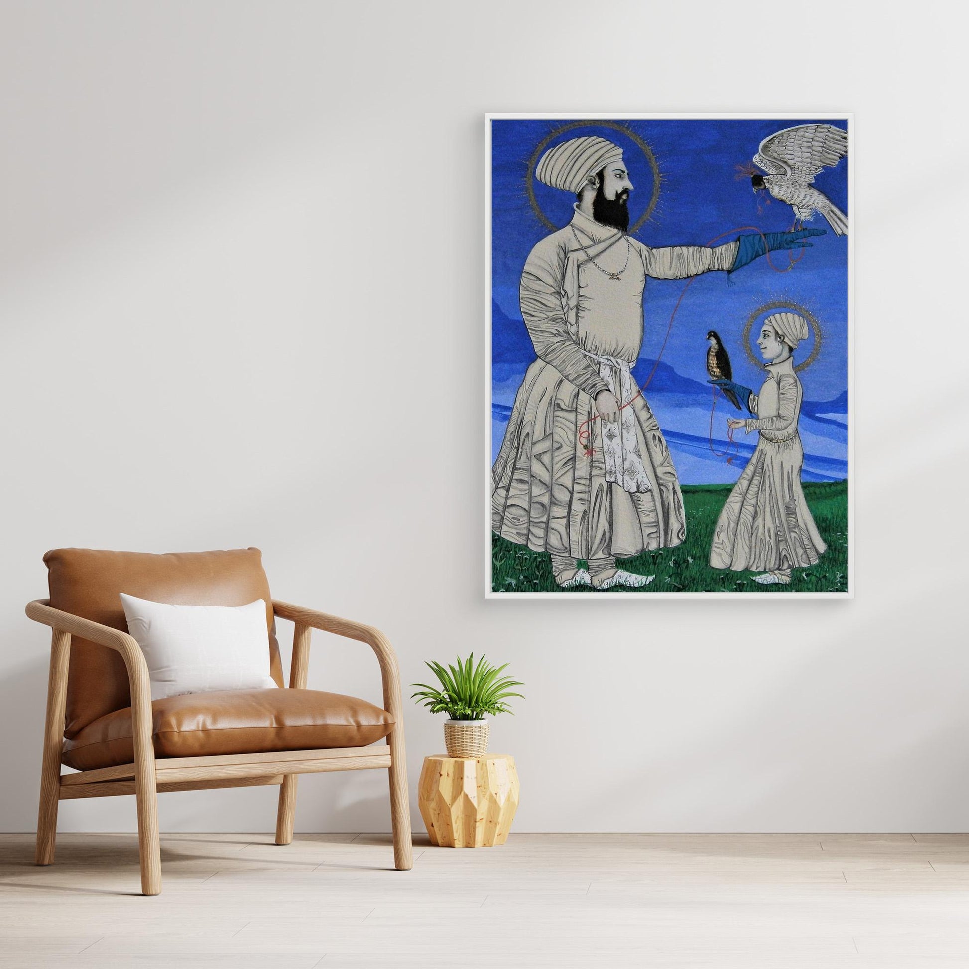 Guru Tegh Bahadur and Gobind Rai.