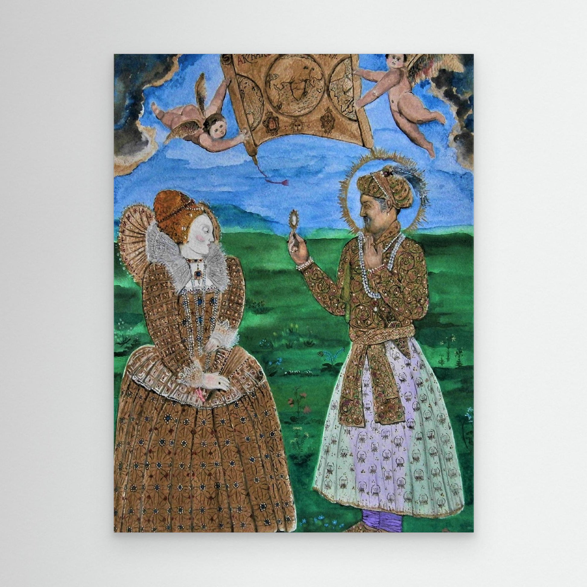 Queen Elizabeth & Emperor Akbar.