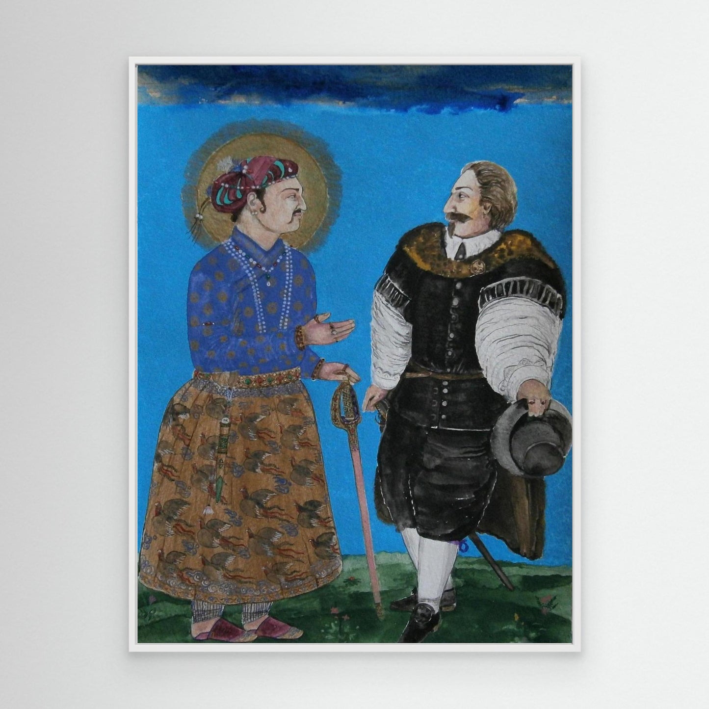 Emperor Jahangir & Sir Thomas Roe.