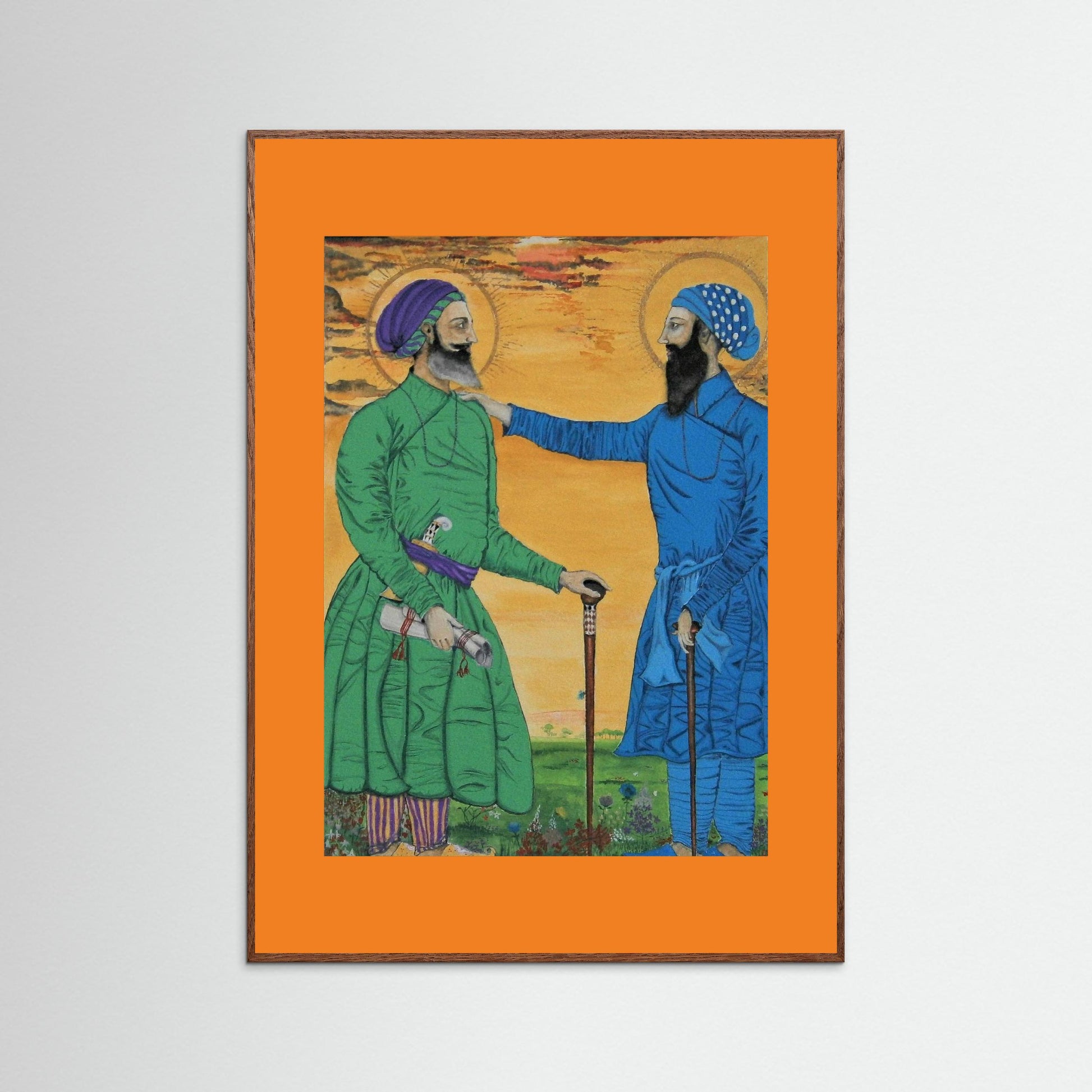 Guru Arjan Dev Greets Sufi Saint Mian Mir.