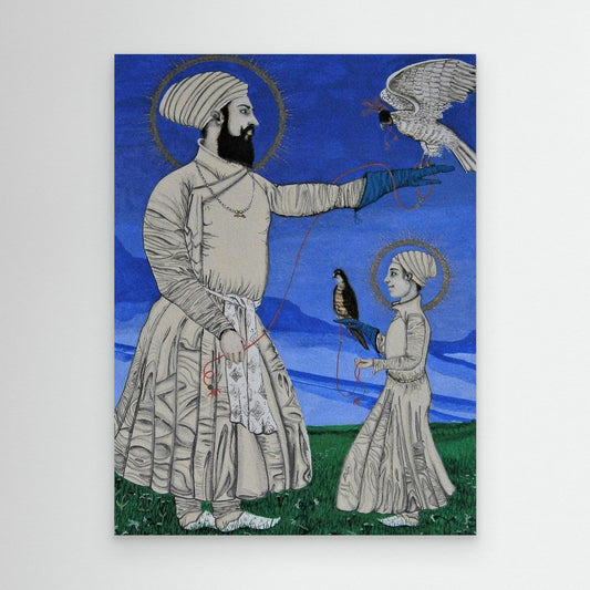 Guru Tegh Bahadur and Gobind Rai.