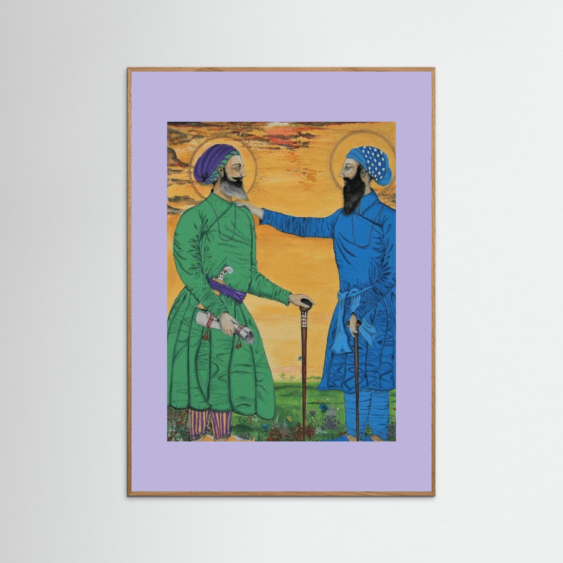 Guru Arjan Dev Greets Sufi Saint Mian Mir.